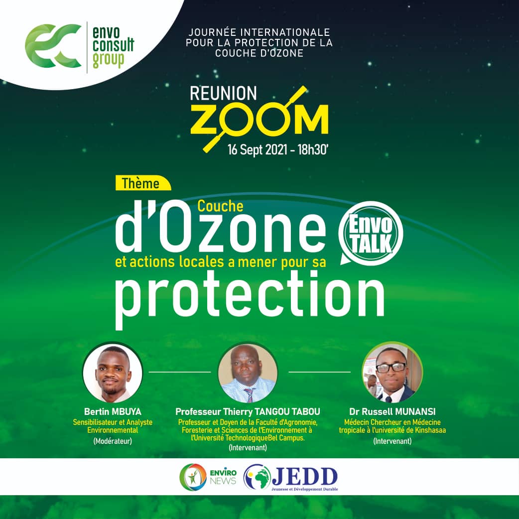 Climat : Envo Consult organise un webinaire pour sensibiliser sur l’importance de la couche d’Ozone