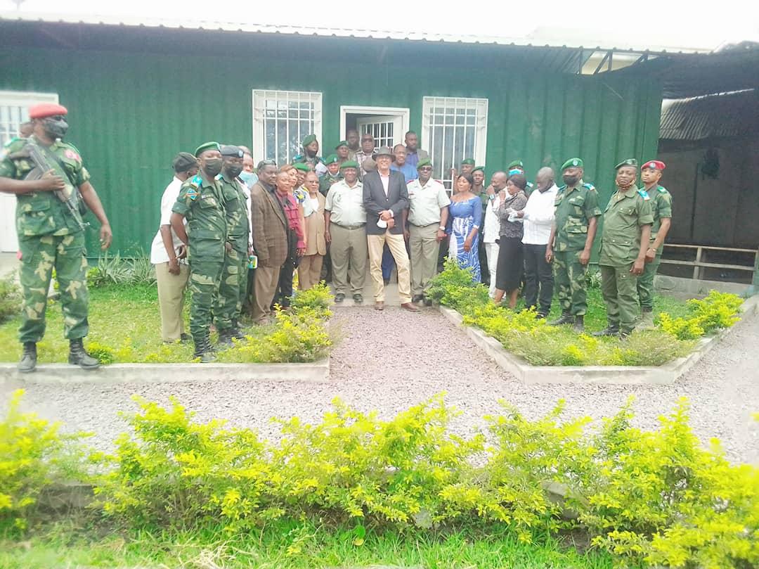 Conservation : Le nouveau DG a.i de l’ICCN, Olivier Mushiete visite l’Etat Major du CorPPN