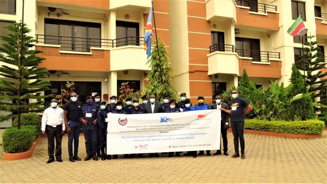 Conservation : AWF et ICCN renforcent les capacités des officiers de la police judiciaire de l’Ituri