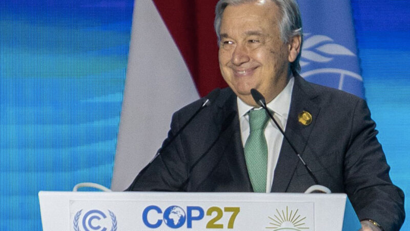 Cop27 : Antonio Guterres, « La moitié de tous les financements climatiques doit aller à l’adaptation »