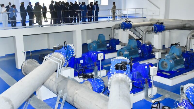 Eaux : Le Président Félix Tshisekedi inaugure l’usine de traitement d’eau de Binza Ozone