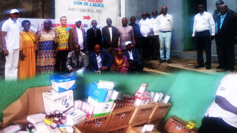 Santé :  L’ASJICA installe une infirmerie scolaire à l’école primaire Mangango (Mont Ngafula)