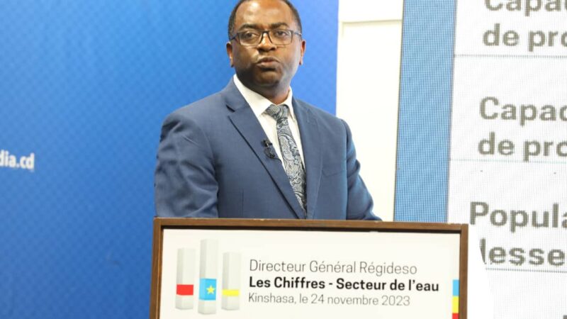 RDC : Le taux de desserte en eau potable est passé de 26 à 36 millions de congolais en 5 ans