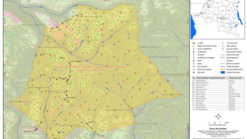 Forêt : La SPFA accompagne des communautés autochtones dans la sécurisation de leurs droits coutumiers à Bikoro