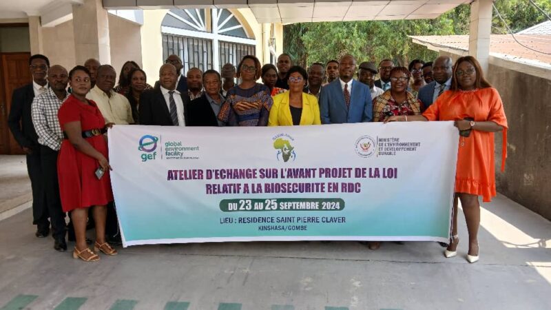 Biodiversité : Discussions autour de l’avant-projet de loi relative à la biosécurité en RDC