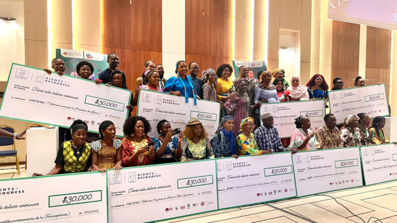 Brazzaville : Neuf organisations féminines reçoivent un financement de la RRI pour la mise en œuvre de leurs projets