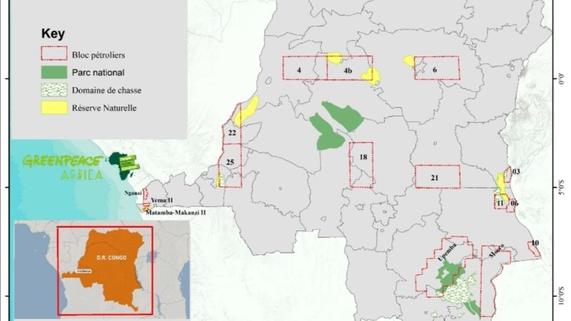 Hydrocarbures : La Rainforest Foundation Norway exprime une vive inquiétude face à l’ouverture de 52 blocs pétroliers en RDC