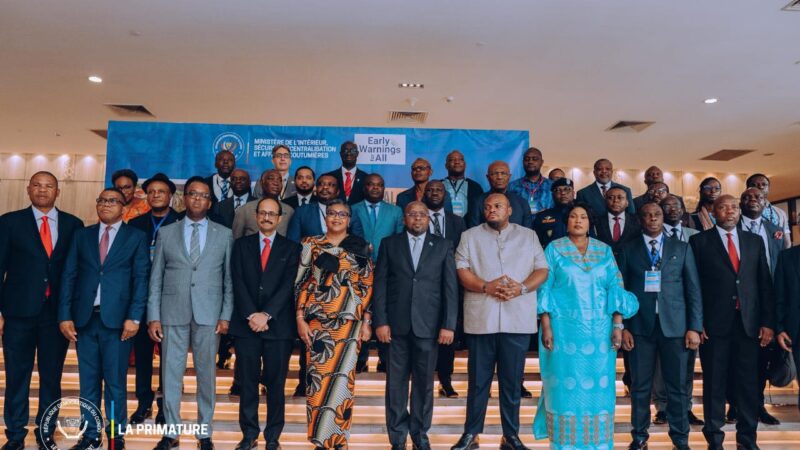 Catastrophes naturelles : La RDC lance sa feuille de route pour un système d’alerte précoce efficace