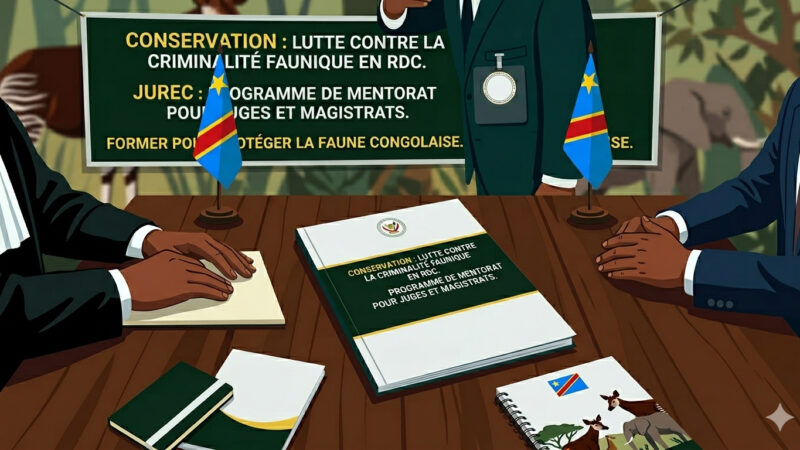 Conservation : Un programme de mentorat pour armer les juges et les magistrats contre la criminalité faunique en RDC