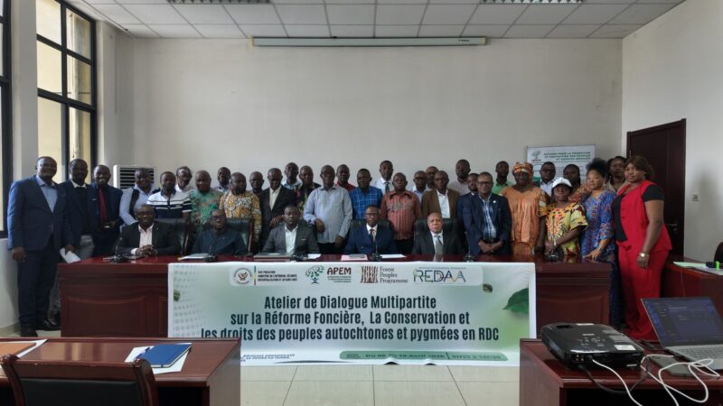 Foncier : Droits des autochtones en RDC, un atelier pour accorder les violons des réformes