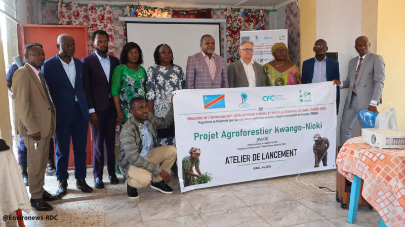 Forêt : Après Kinshasa, le Projet agroforestier Kwango-Nioki (PSE-PAKN) officiellement lancé à Bukanga-Lonzo