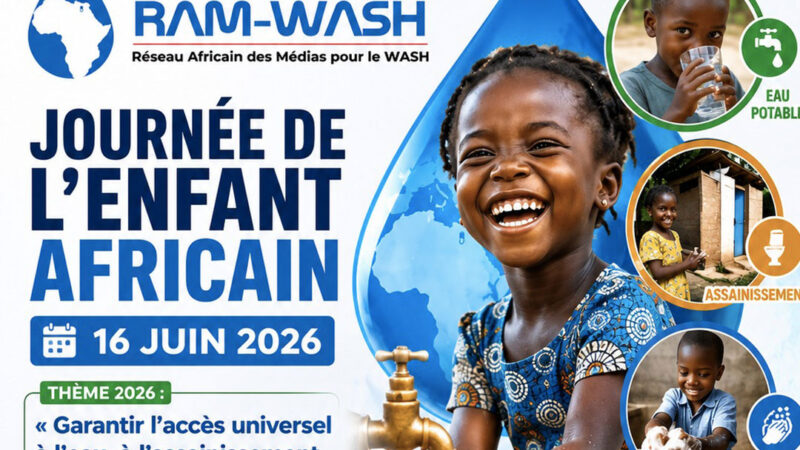 Plus de 100 millions d&rsquo;enfants privés d&rsquo;eau et de milieu salubre en Afrique