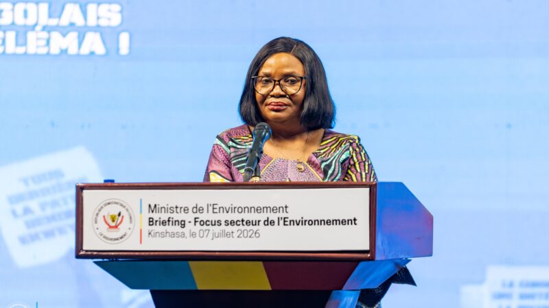 Eau : Marie Nyange annonce la création de l&rsquo;Office congolais de l&rsquo;eau