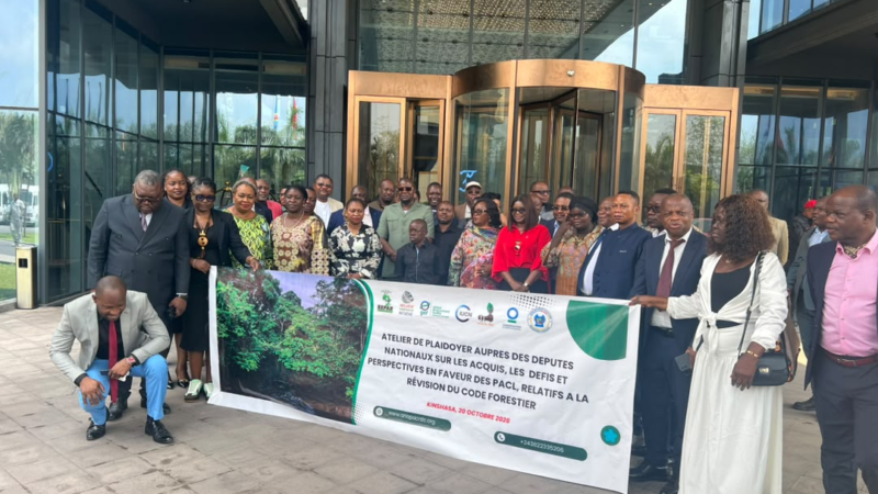Forêt : Nouveau Code forestier de la RDC, l’ANAPAC mobilise les députés pour protéger les droits des communautés